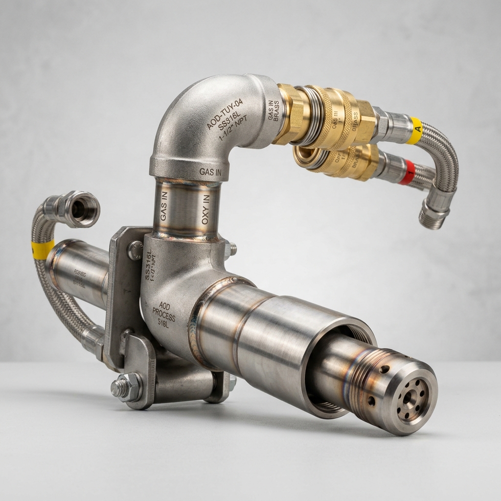 AOD Tuyeres Gas Injection Nozzles