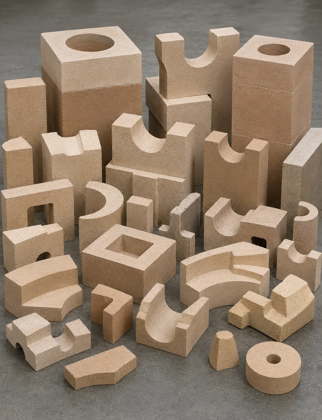 Customized Refractory Shapes - Pre-Cast Shapes and Bricks